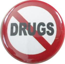 Drugs verboten Button